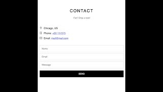 25. Contact form responsive