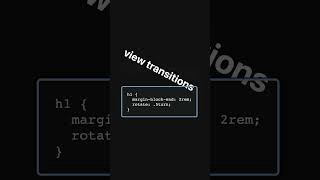 Animate display: none (and more!) with View Transitions
