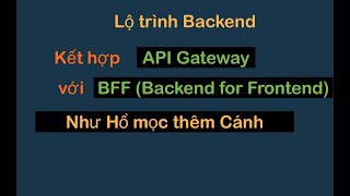 Api Gateway kết hợp Backend for FrontEnd (BFF) như HỔ mọc thêm CÁNH | Lộ trình trở thành Backend.
