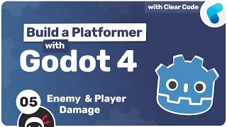 Build a Platformer with Godot #5 - Enemy & Player Damage
