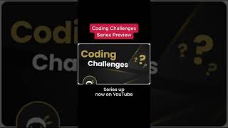 Coding Challenges Series Preview #shorts