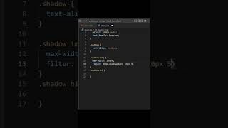 CSS Tip #14 - Drop Shadow On Text & Images #shorts