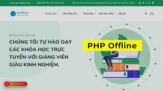 Học PHP Offline - Demo project website khóa học trực tuyến - Tuấn Nguyễn