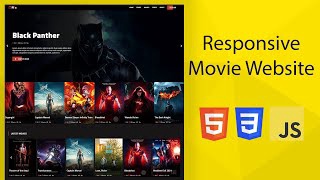 How To Create Responsive Movie Website Using HTML CSS And jQuery