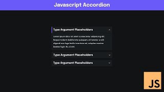 Javascript | Hướng dẫn code Accordion Component
