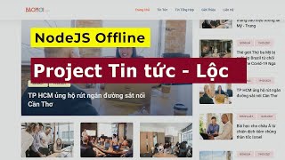 Khóa học NodeJS Hồ Chí Minh - Demo project website tin tức - Lộc