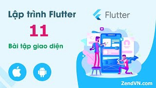 Lập trình Flutter - 11 Bài tập giao diện
