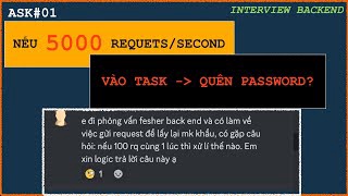 PHỎNG VẤN BACKEND 01: Làm thế nào để bảo vệ Server khi action SPAM vào FORGOT PASSWORD API ? GET IT.