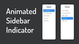React Animated Sidebar Indicator | ReactJS Sidebar | ReactJS SASS