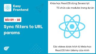 ReactJS: 09-10 Sync filters to URL params