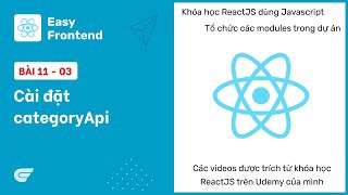 ReactJS: 11-03 Cài đặt categoryApi