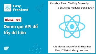 ReactJS: 11-04 Demo gọi API để lấy dữ liệu