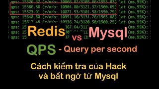 Redis vs MySQL Để check QPS (query per second) tôi phải đến năm thứ 4 lập trình mới biết về sysbench