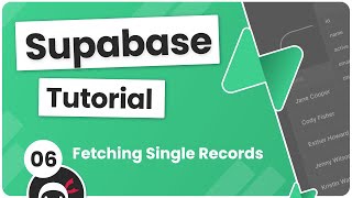Supabase Tutorial #6 - Updating Records