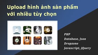 Upload hình ảnh sản phẩm với nhiều tùy chọn