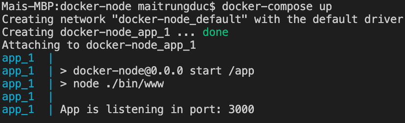 docker compose