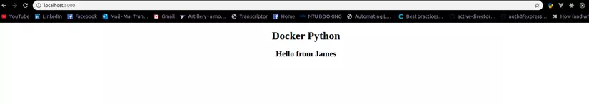 Docker python