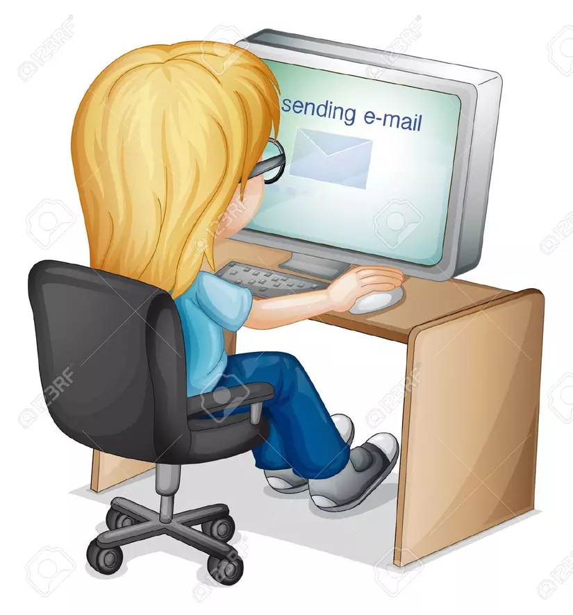 13300511-Girl-sending-email-on-computer-Stock-Vector-computer-cartoon-clipart.jpg