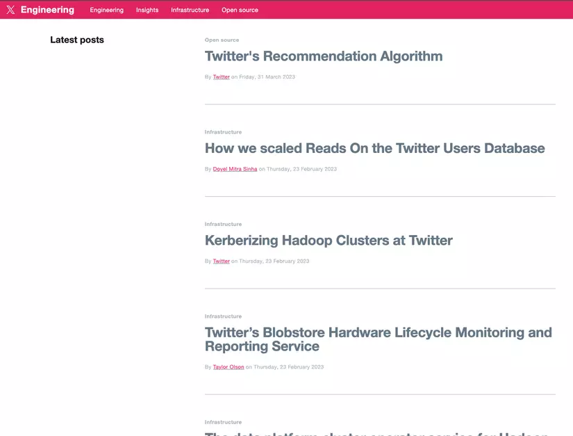 Twitter Engineering Blog