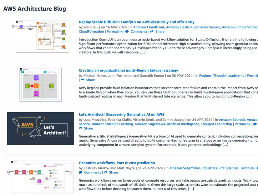 Amazon Architecture Blog