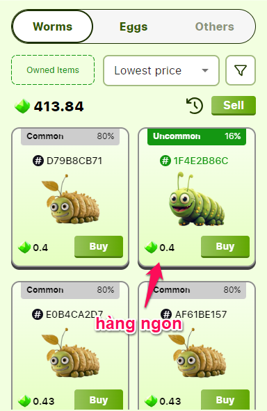 Marketplace trong Seed