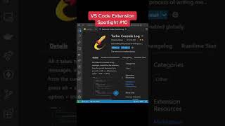 VS Code Extension Spotlight #10 - Turbo Console Log