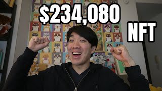 We made $234,080 in 30 seconds with NFTs! Thank you.