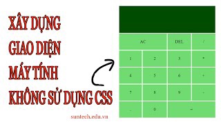 Xây dựng giao diện máy tính bằng bằng HTML