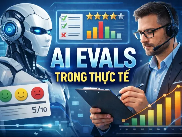 AI Evals trong thực tế: đánh giá bởi con người, LLM làm giám khảo, và những khoảng trống giữa chúng