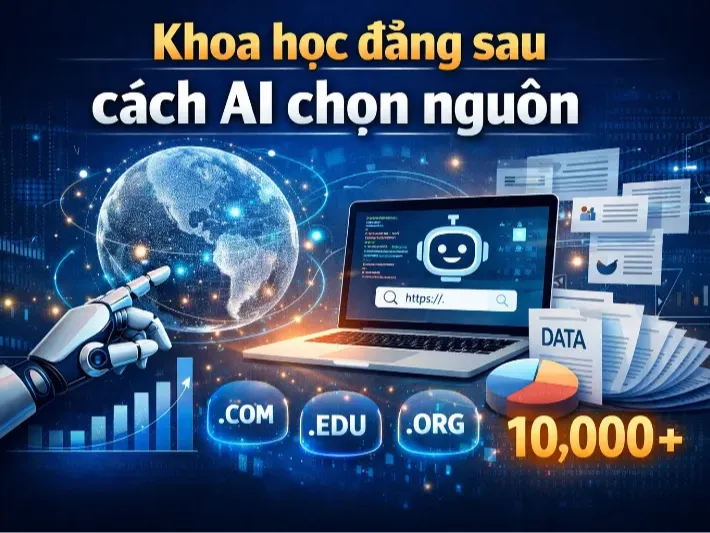 Khoa học đằng sau cách AI chọn nguồn