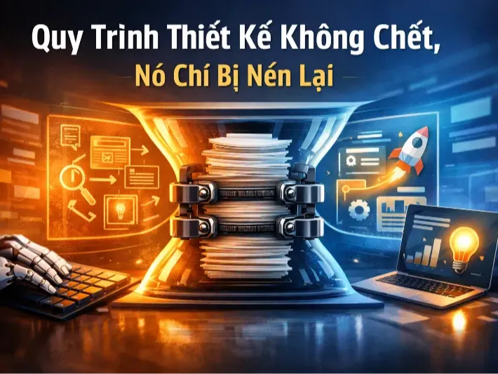 Quy trình thiết kế không chết, nó chỉ bị nén lại