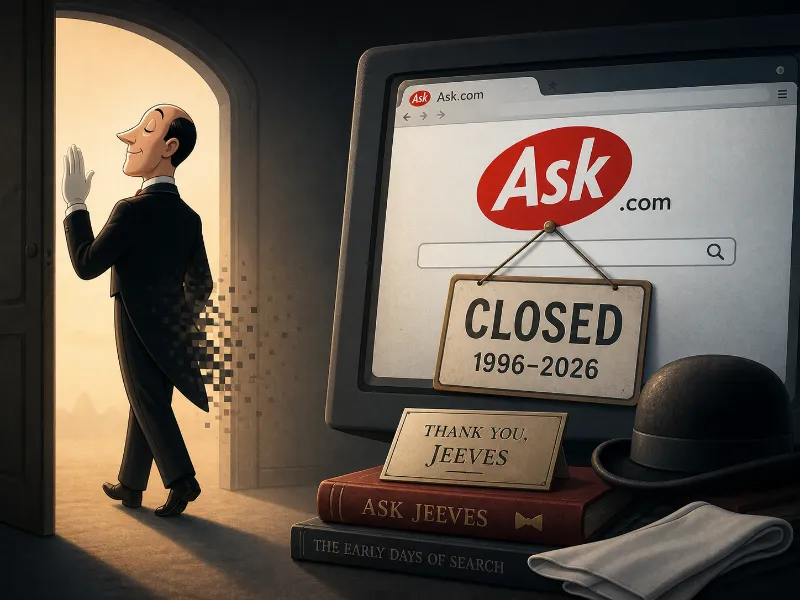 Tạm biệt, Jeeves: Ask.com đóng cửa