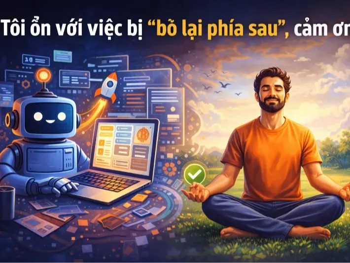 Tôi ổn với việc bị “bỏ lại phía sau”, cảm ơn!