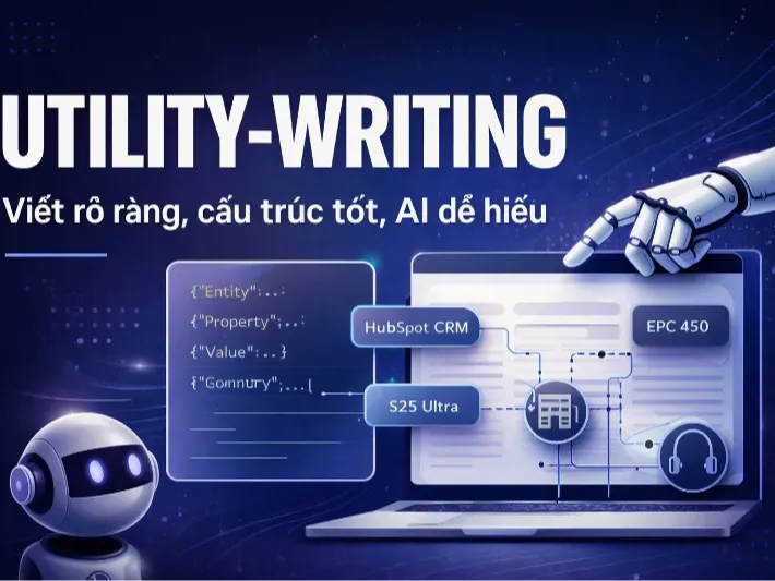 Utility-writing: thêm cấu trúc vào ngôn ngữ, không phải ngược lại