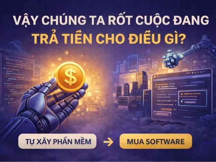 Vậy thì rốt cuộc chúng ta đang trả tiền cho điều gì?